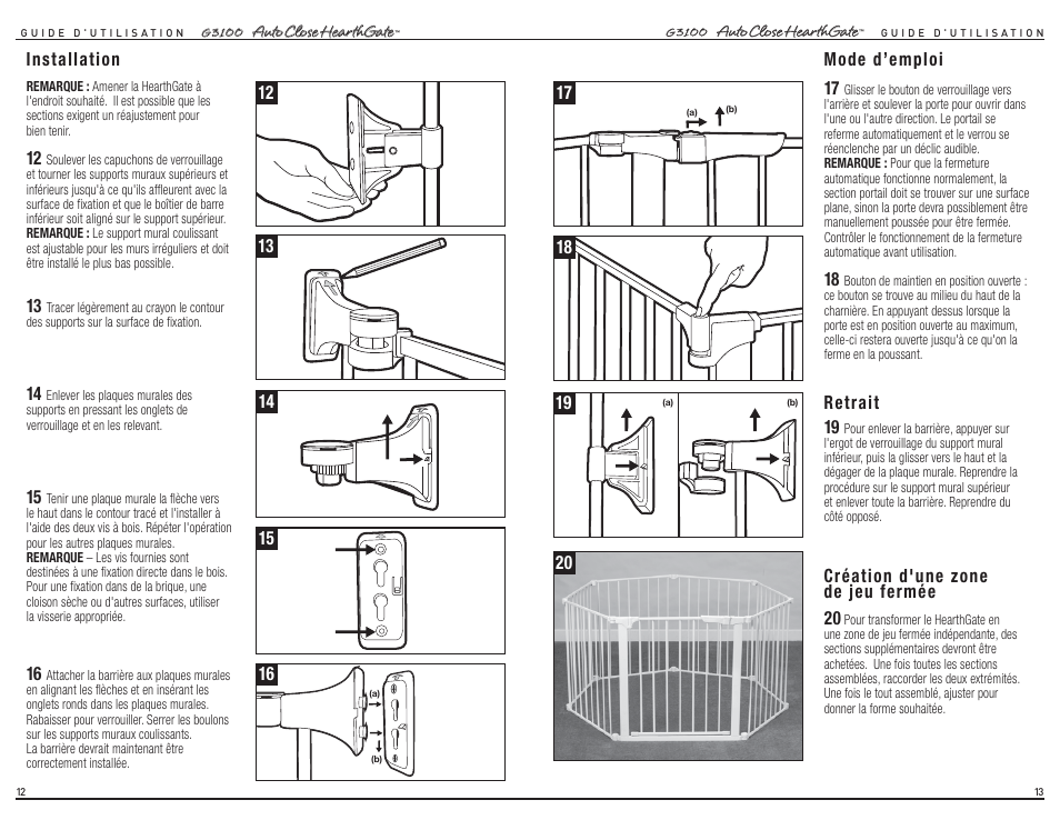 Installation 17 | Kidco G3100 User Manual | Page 7 / 12