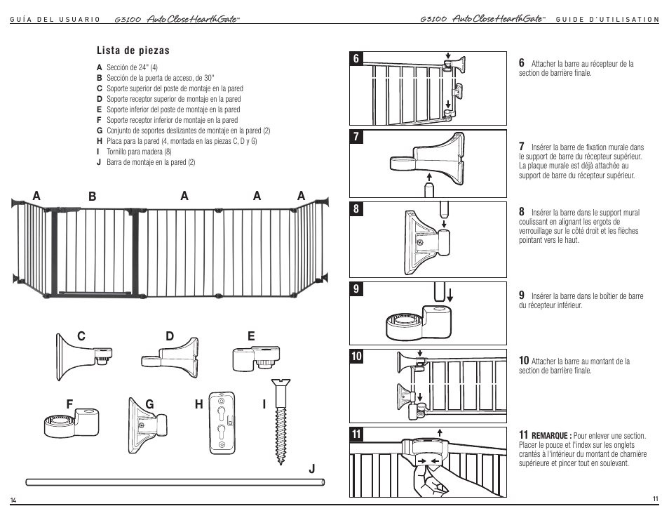 Kidco G3100 User Manual | Page 8 / 12