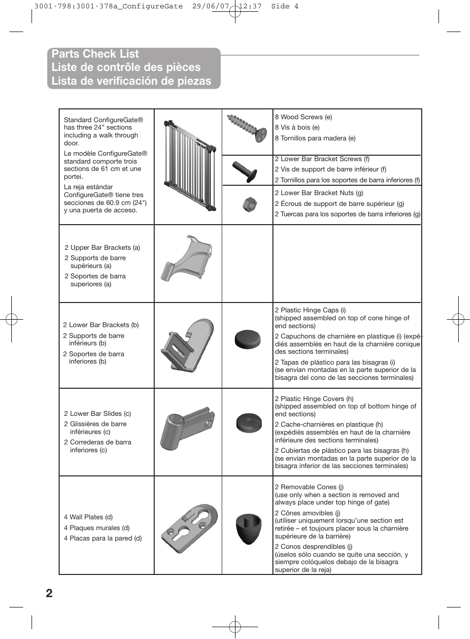 Kidco G80d User Manual | Page 2 / 18