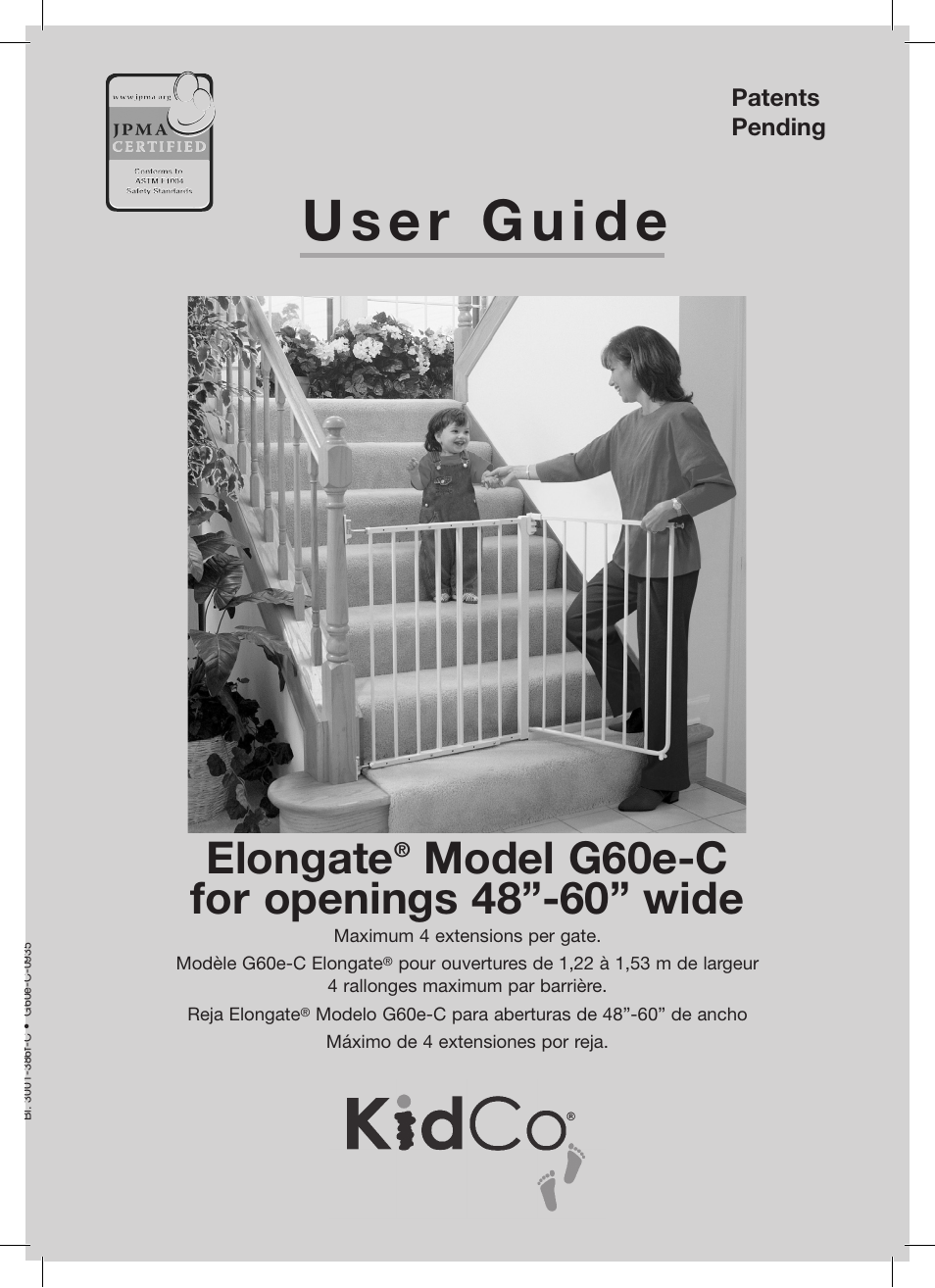 Kidco G60e-C User Manual | 18 pages