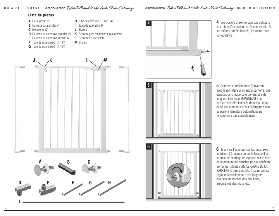 Kidco G1201 User Manual | Page 8 / 12
