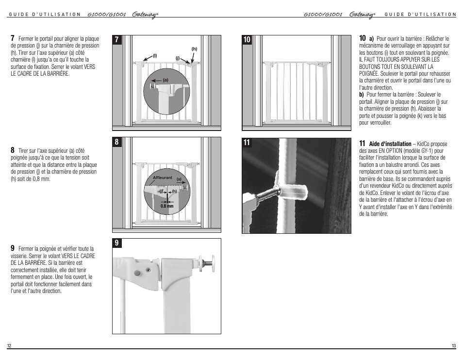 Kidco G1001 User Manual | Page 7 / 12