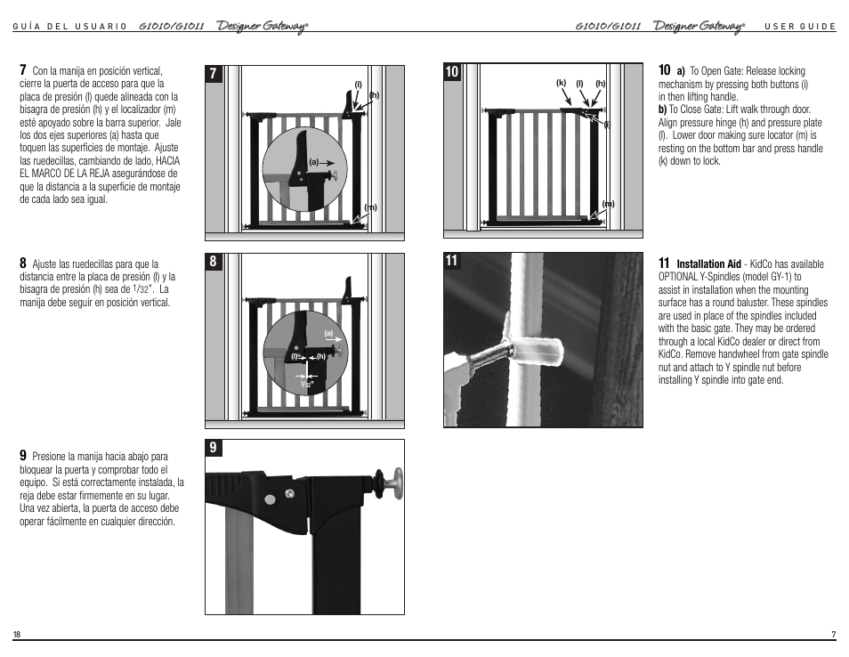 Kidco G1011 User Manual | Page 10 / 12