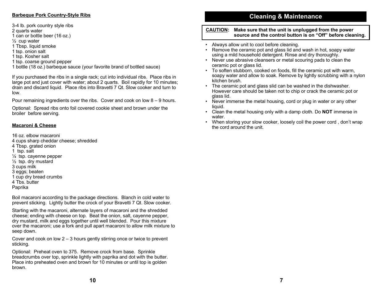 Bravetti C207 User Manual | Page 9 / 10