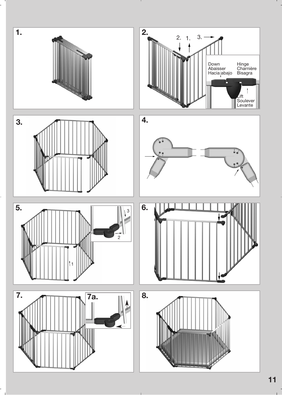 Kidco PD20c User Manual | Page 11 / 14