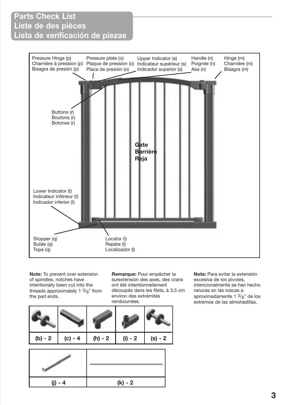 Kidco G151 User Manual | Page 3 / 18