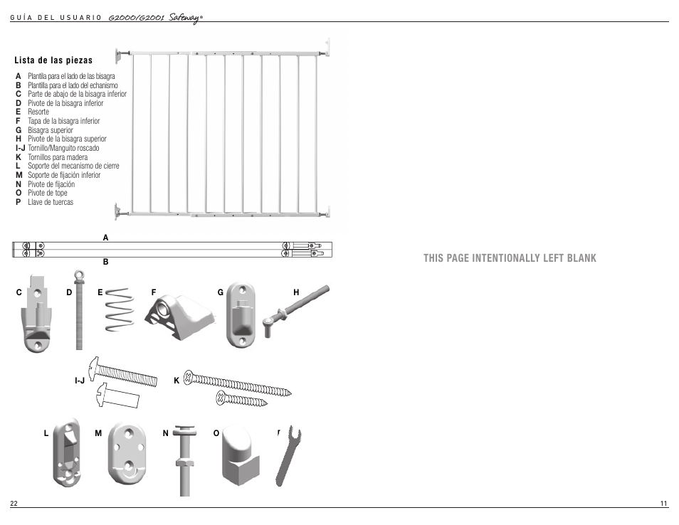 Kidco G2001 User Manual | Page 12 / 16