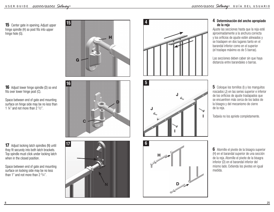 Kidco G2001 User Manual | Page 5 / 16