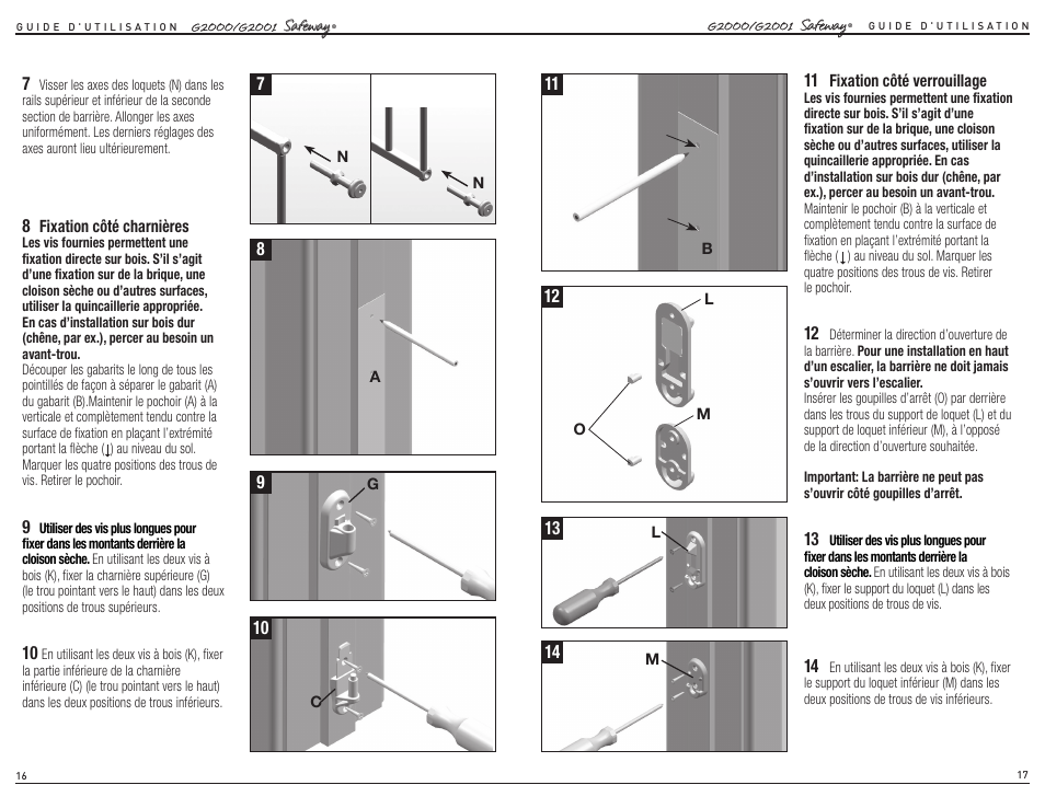 Kidco G2001 User Manual | Page 9 / 16