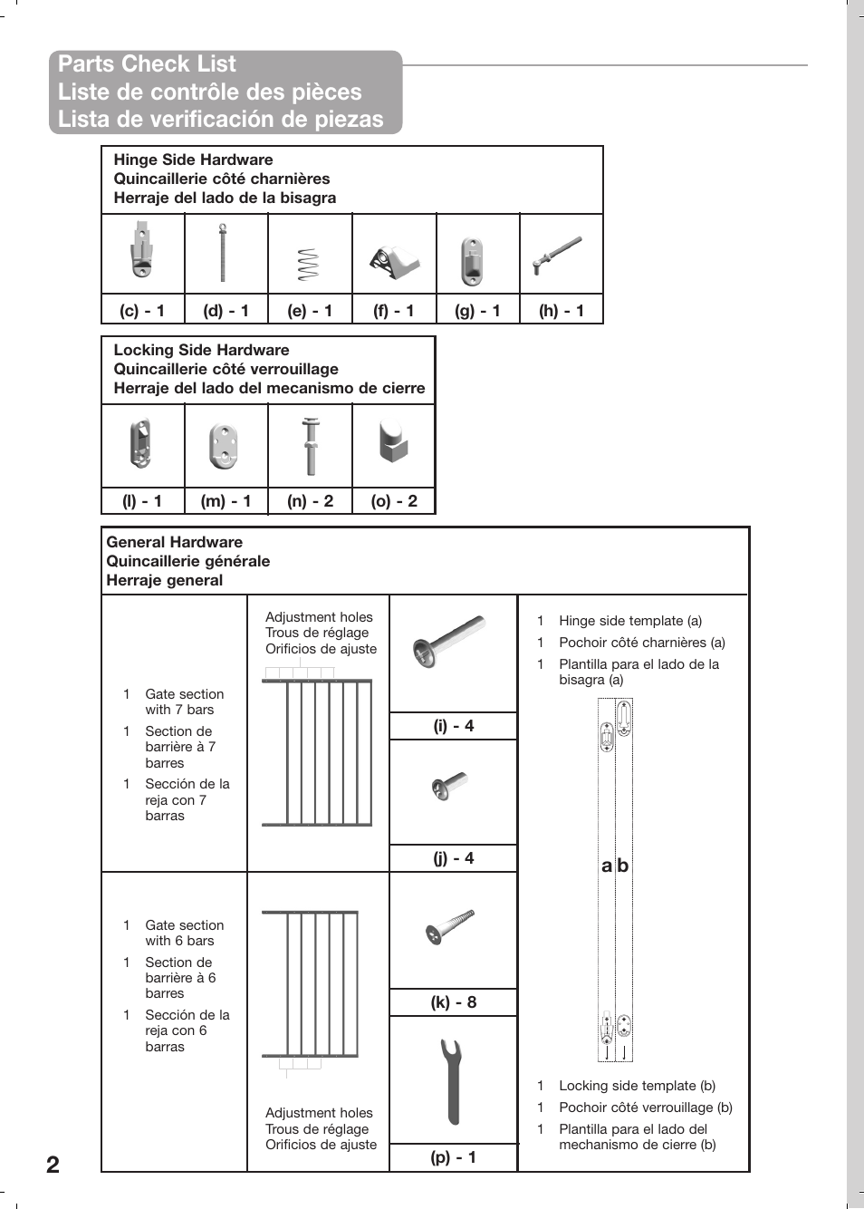 Kidco G20d User Manual | Page 2 / 18