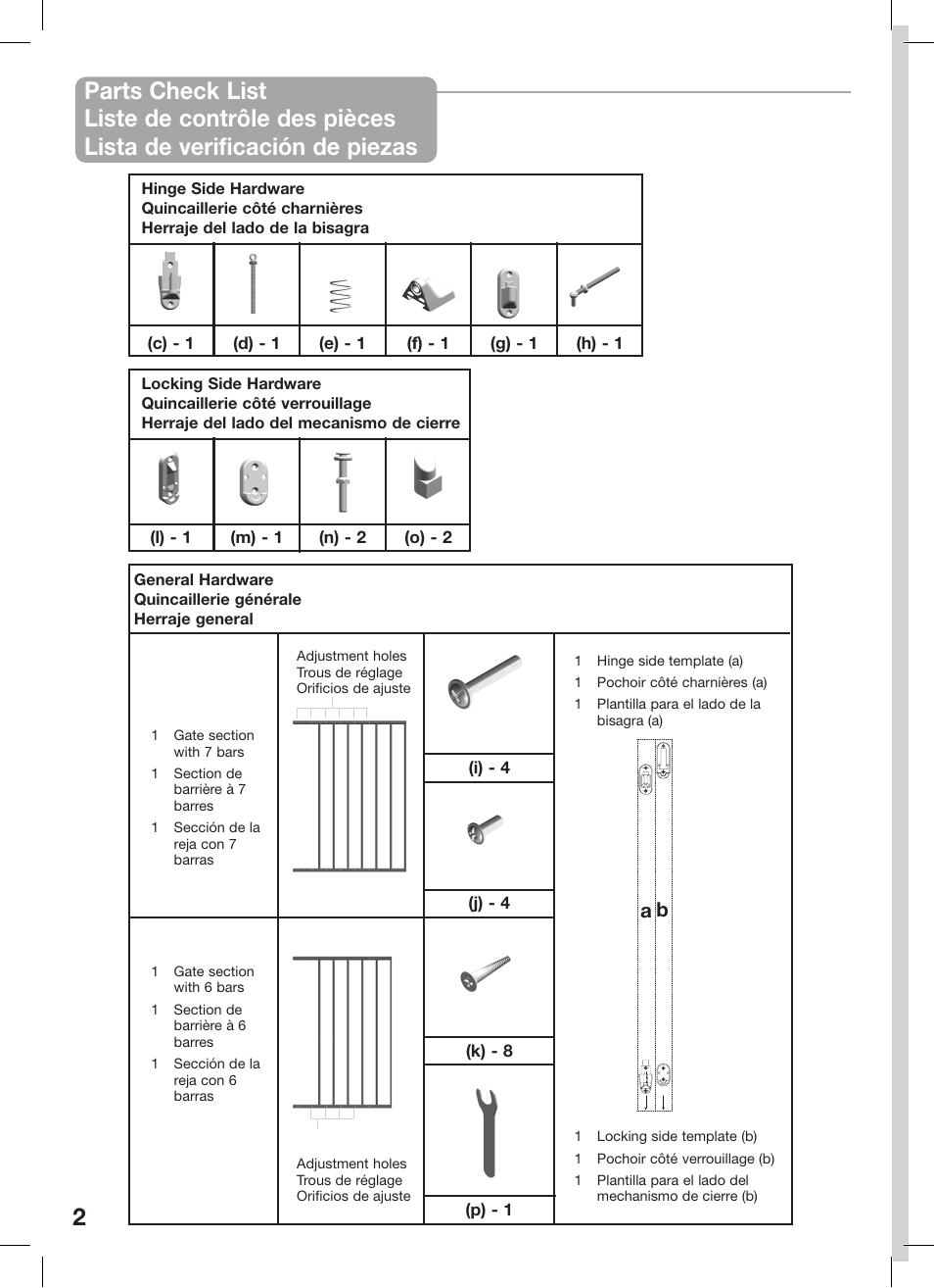 Kidco G20d-C User Manual | Page 2 / 18