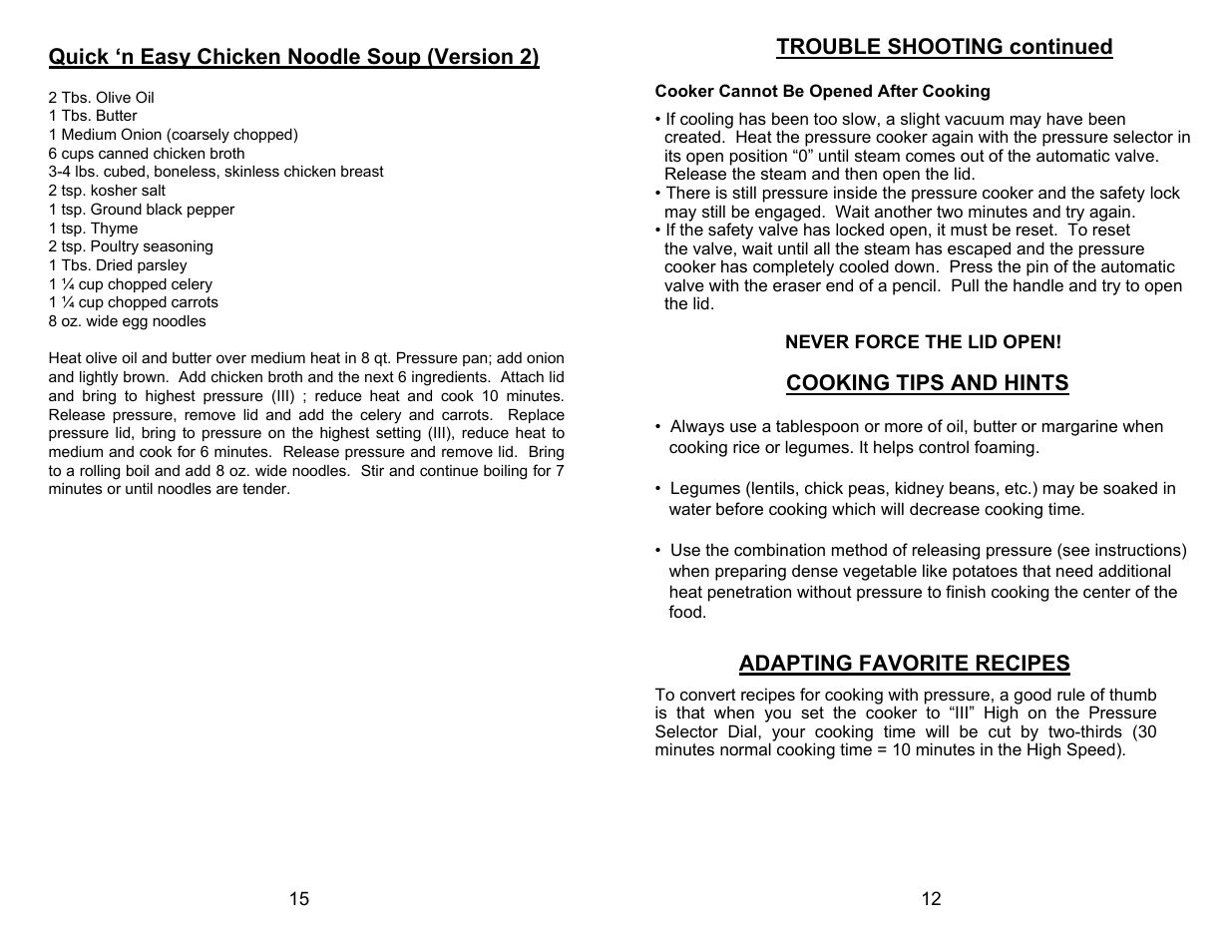 Bravetti PC104 User Manual | Page 15 / 16
