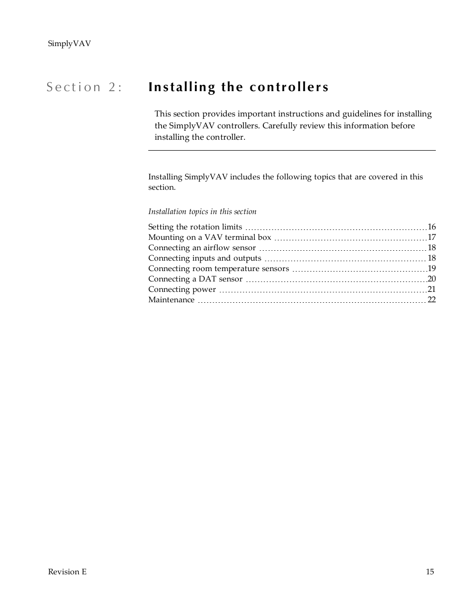 Section 2: installing the controllers | KMC Controls BAC-8007 Installation Guide User Manual | Page 15 / 88