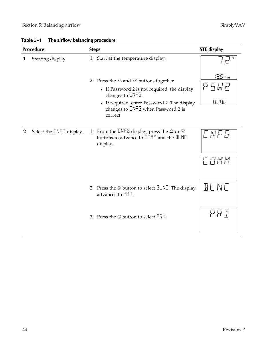 Cnfg comm blnc pri | KMC Controls BAC-8007 Installation Guide User Manual | Page 44 / 88
