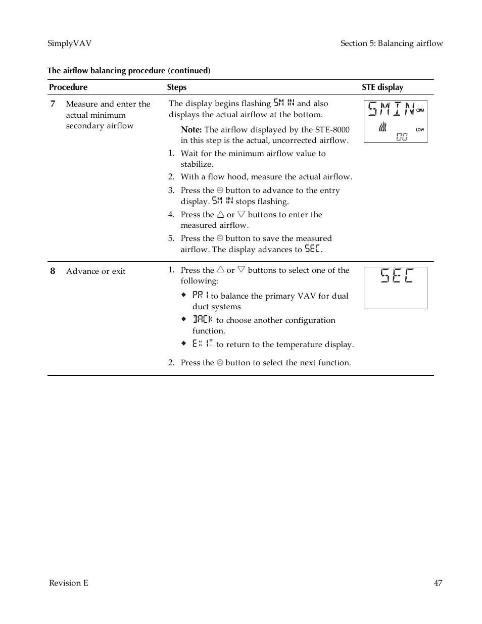 Smin | KMC Controls BAC-8007 Installation Guide User Manual | Page 47 / 88