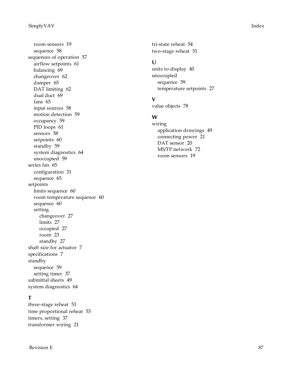 KMC Controls BAC-8007 Installation Guide User Manual | Page 87 / 88