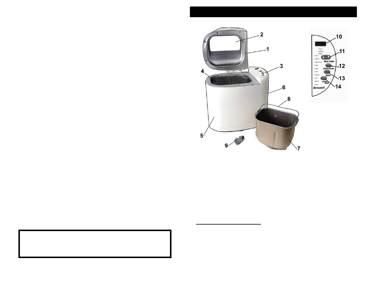 Save these instructions, Important safety instructions, For household use only | Bravetti BM20H User Manual | Page 2 / 8