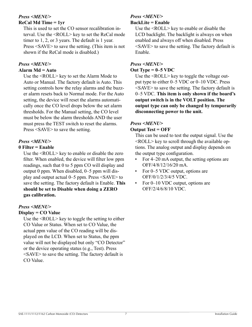 KMC Controls SAE-1162 User Manual | Page 7 / 9