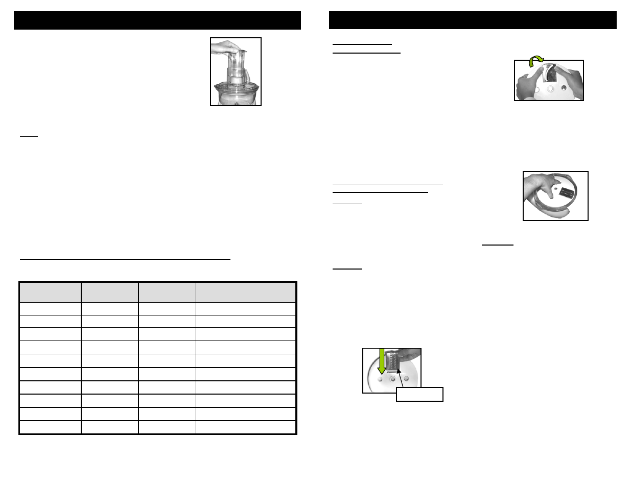 Operating instructions | Bravetti PLATINUM PRO FP110H User Manual | Page 8 / 8