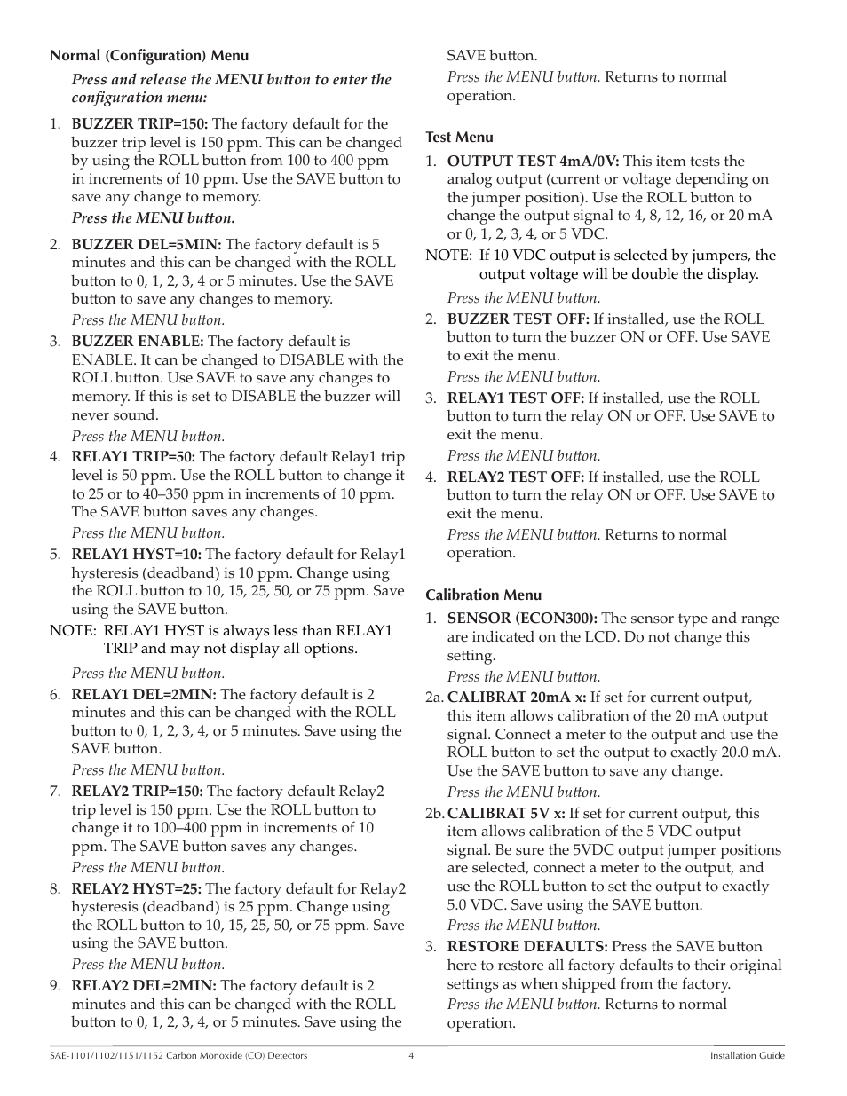 KMC Controls SAE-1152(NEW Style Board) User Manual | Page 4 / 5