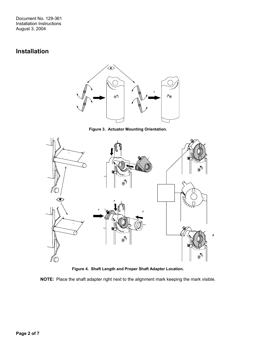 Installation | KMC Controls MEP-455 Series User Manual | Page 2 / 7
