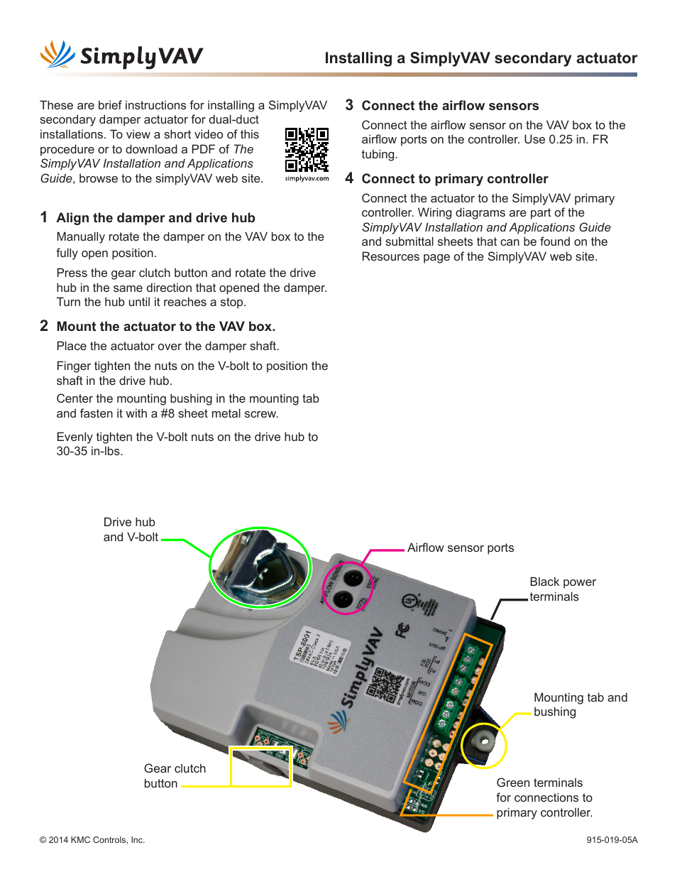 KMC Controls TSP-8001 User Manual | 1 page