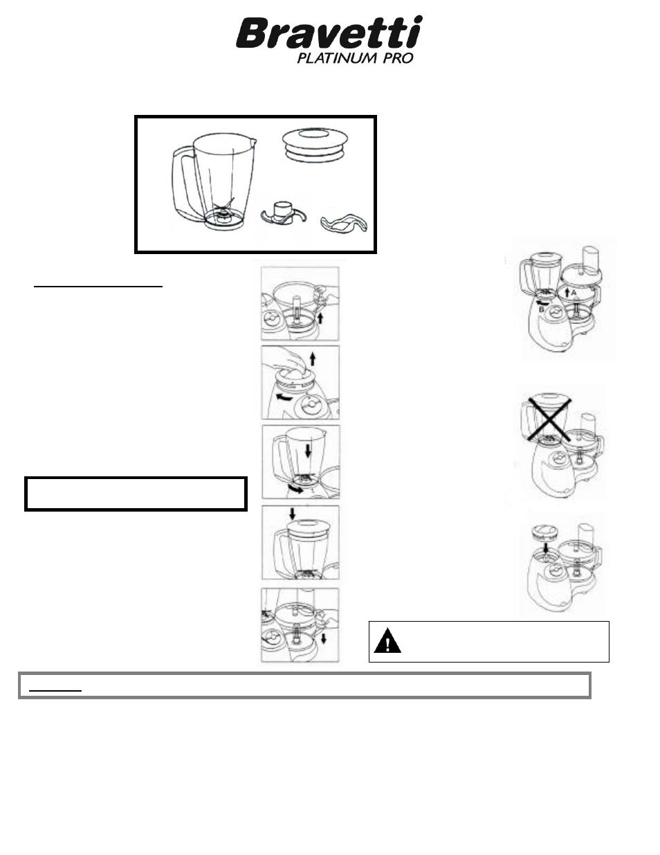 Bravetti EP90XX User Manual | 3 pages