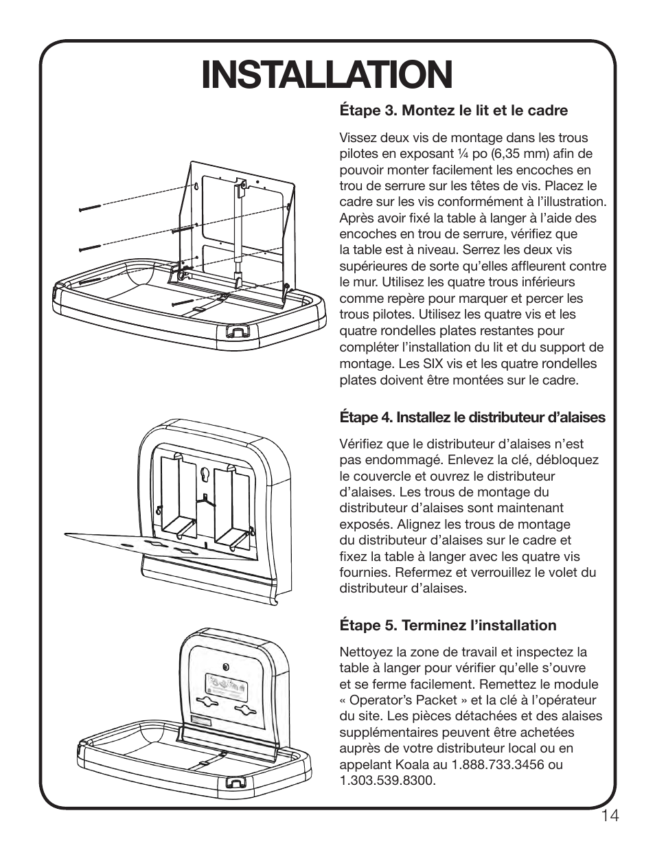 Installation | Koala Kare KB200 User Manual | Page 15 / 20