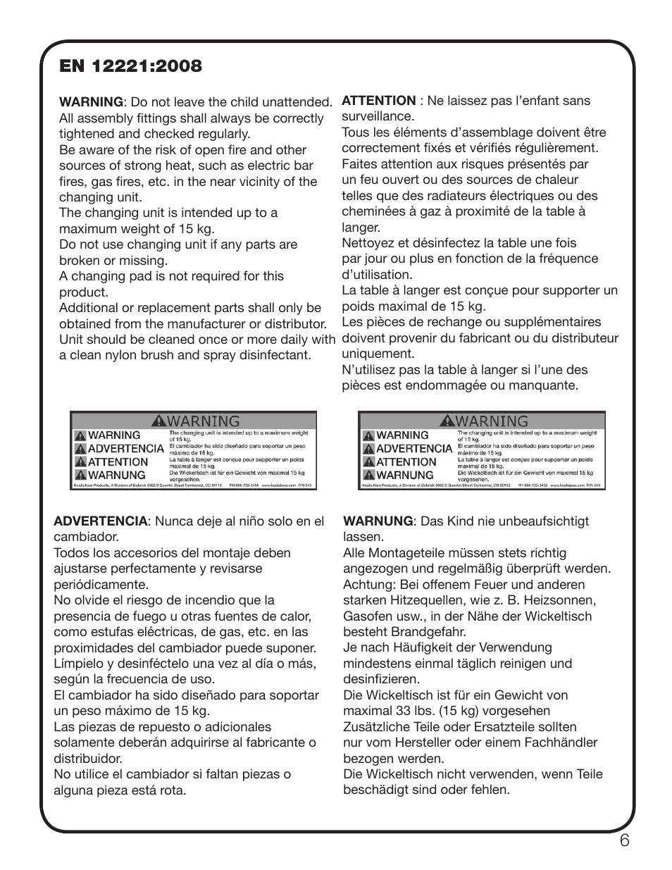 Koala Kare KB200-SS User Manual | Page 7 / 20