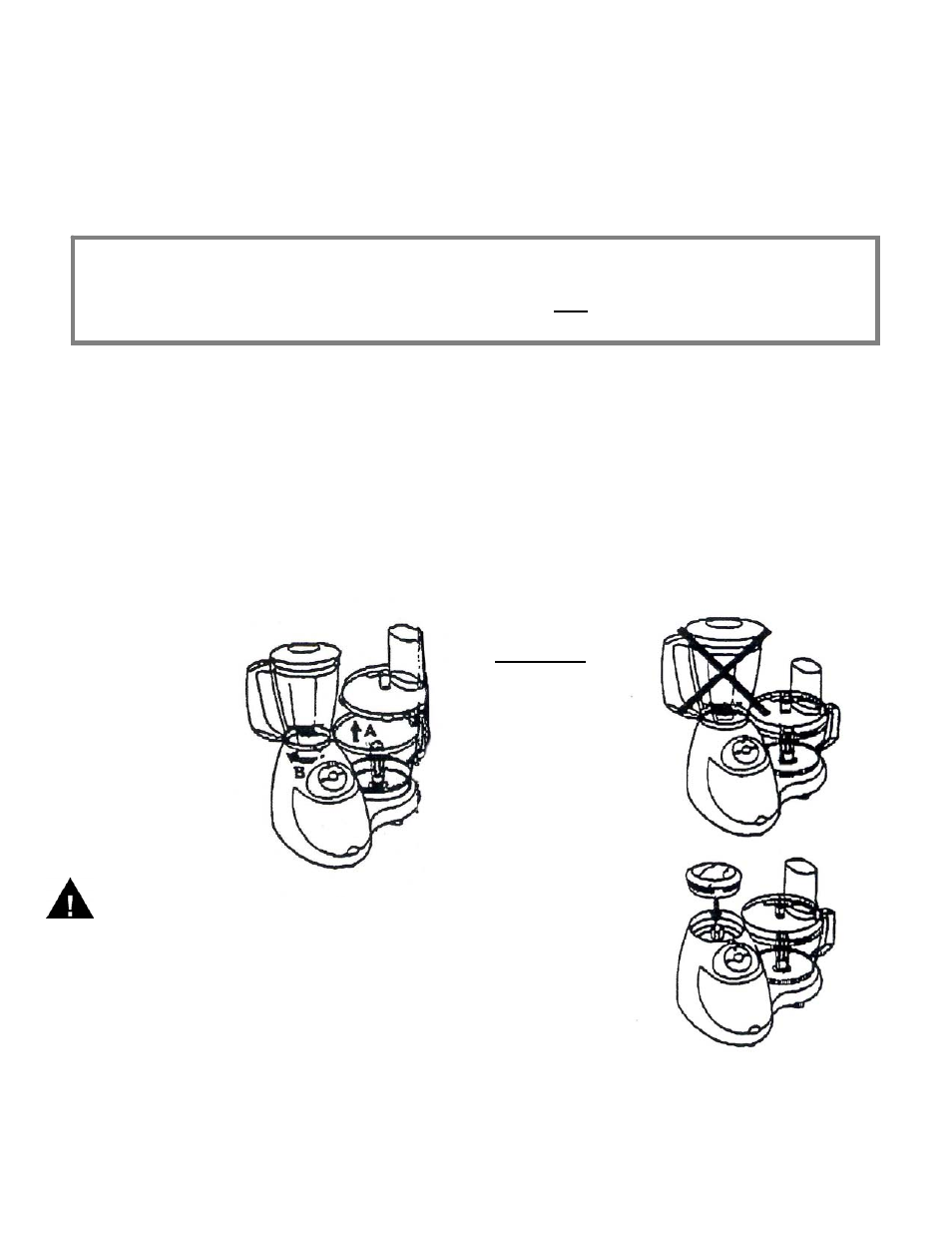 Bravetti FOOD PROCESSOR WITH BLENDER BP100 User Manual | Page 3 / 14