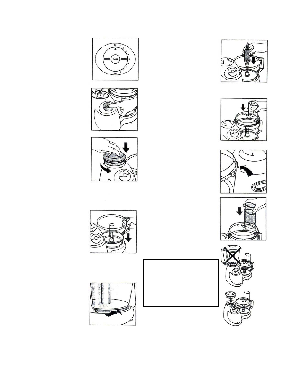 Instructions for use | Bravetti FOOD PROCESSOR WITH BLENDER BP100 User Manual | Page 6 / 14