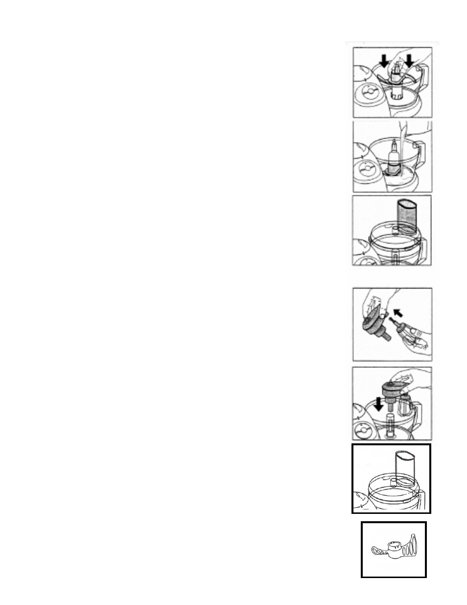 Bravetti FOOD PROCESSOR WITH BLENDER BP100 User Manual | Page 8 / 14