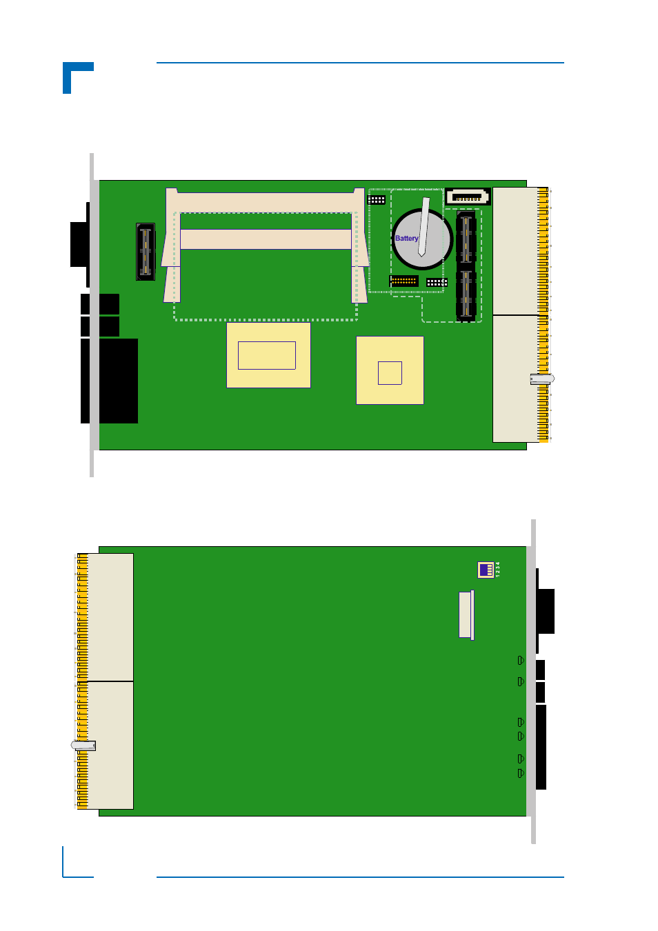 3 board layout, Board layout - 8, Introduction cp3003-sa | Kontron CP3003-V User Manual | Page 28 / 36