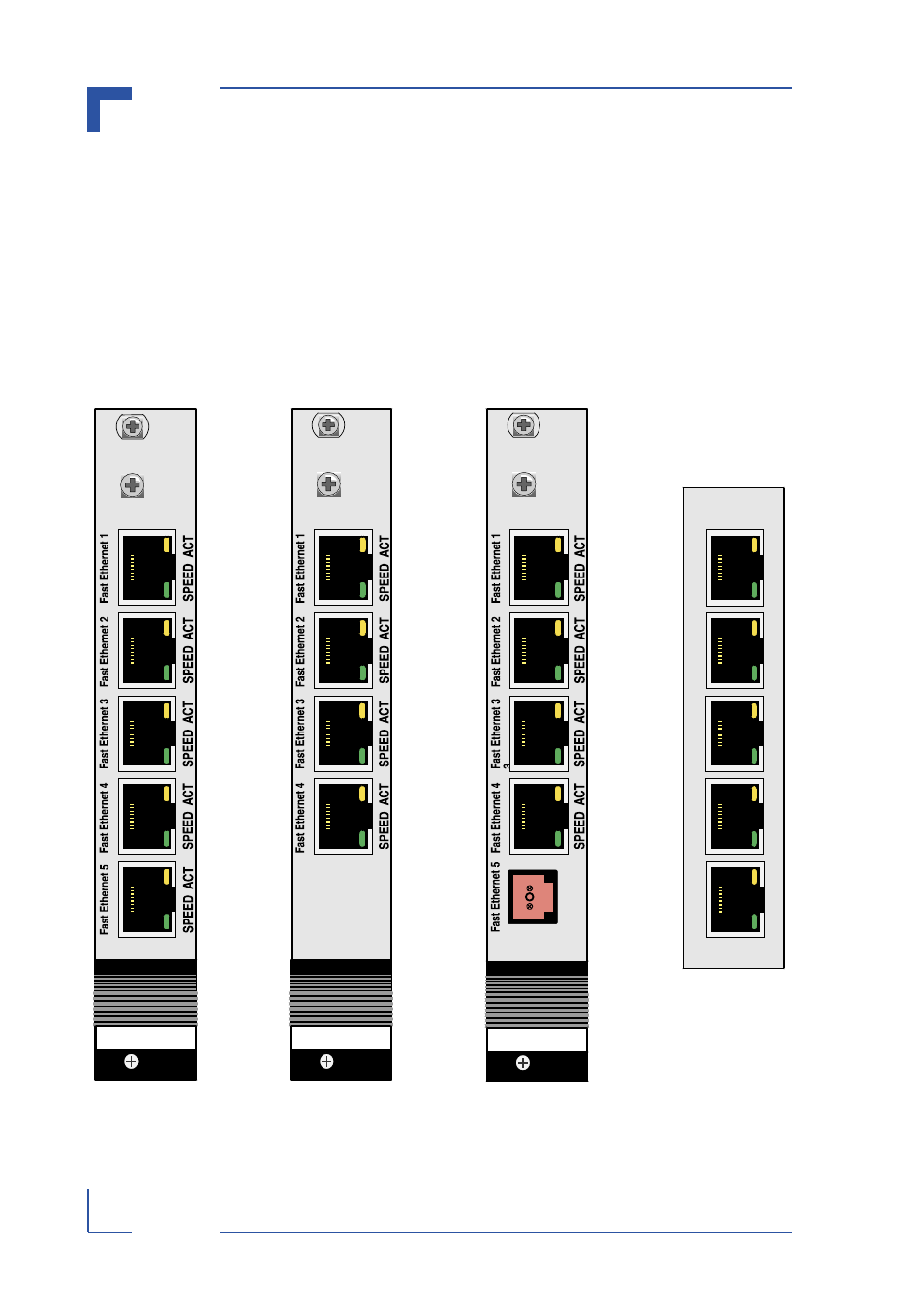 2 front panels, Front panels - 6, Cp930 front panel standard variant views - 6 | Ac b | Kontron CP930 User Manual | Page 22 / 46
