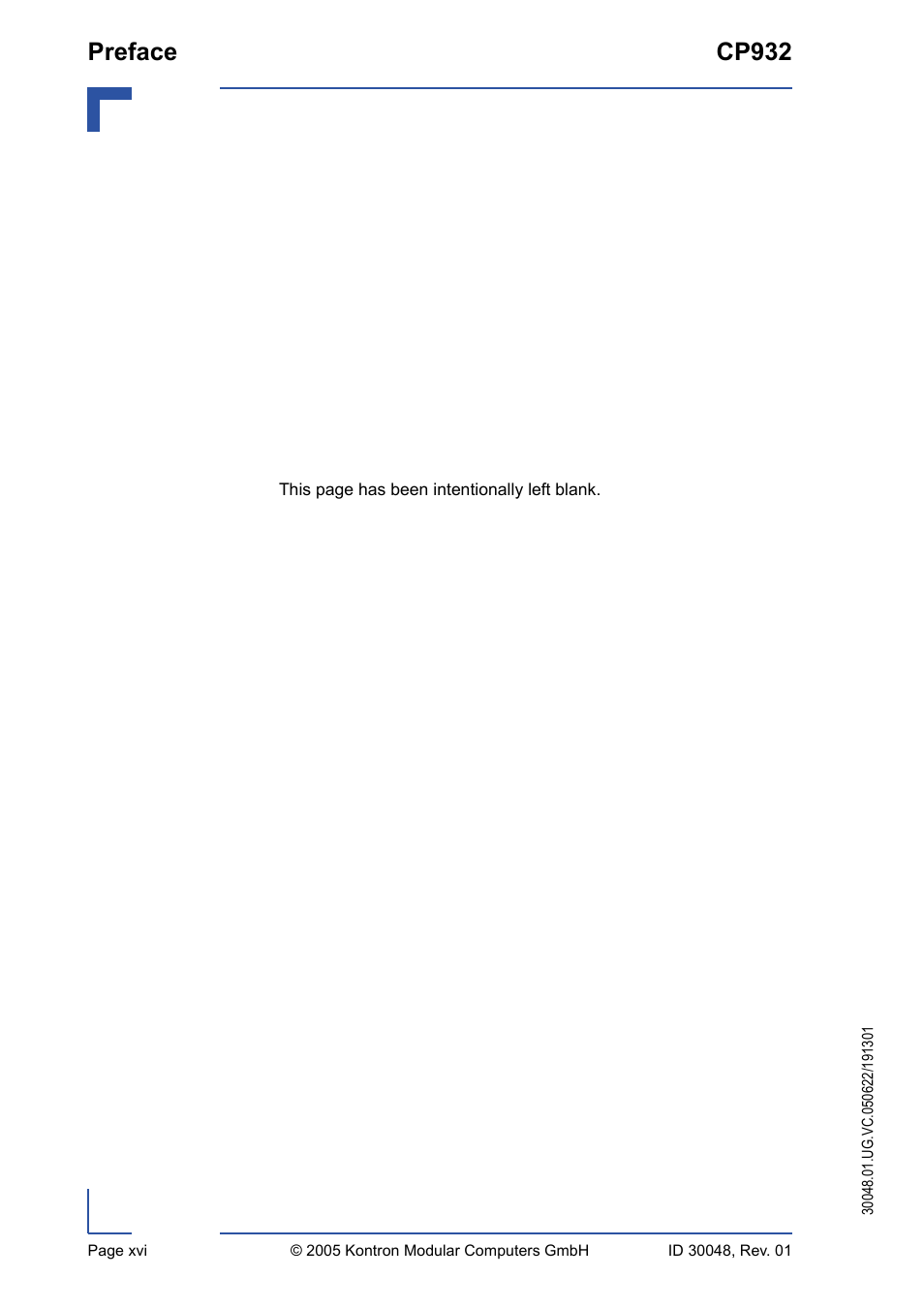 Preface cp932 | Kontron CP932 User Manual | Page 16 / 52