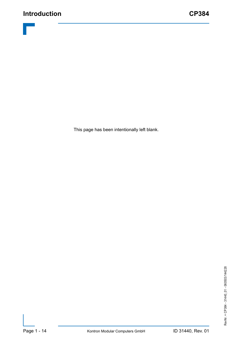 Introduction cp384 | Kontron CP384 User Manual | Page 30 / 66