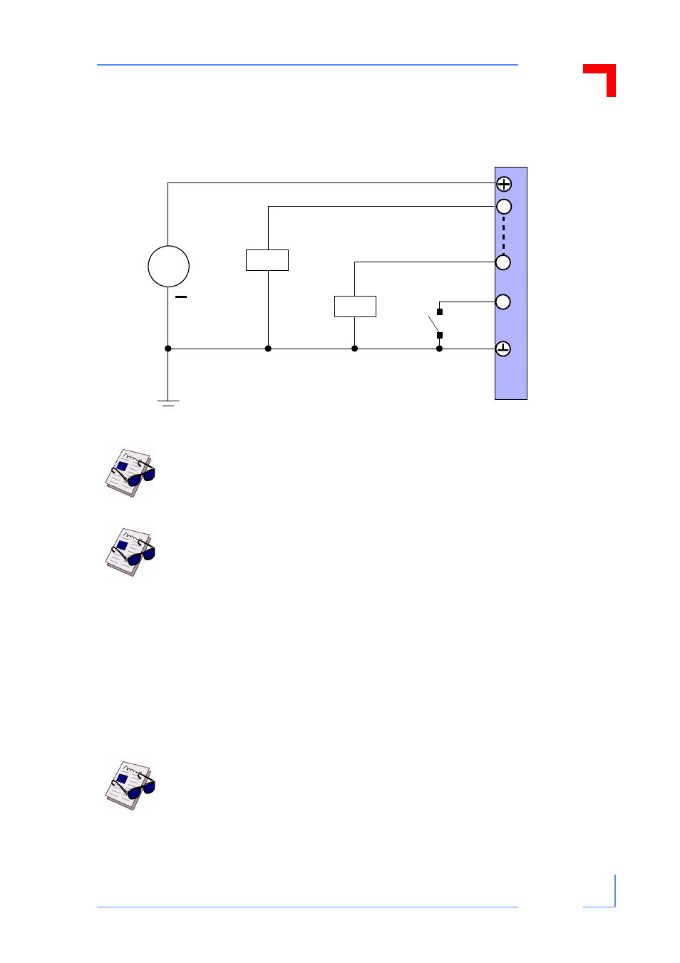 4 connection of inductive loads, Connection of inductive loads - 5, External reset connection for one cluster - 5 | Cp382, Con2, Cp382 configuration | Kontron CP382 User Manual | Page 47 / 58