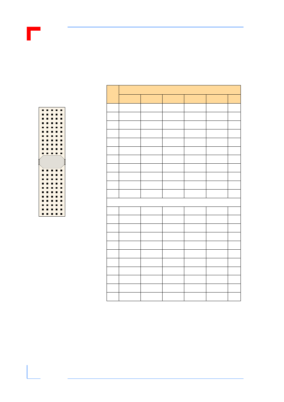 2 compactpci interface and pinout, Compactpci interface and pinout - 8, Cpci connector con1 (j1) - 8 | Compactpci connector con1 (j1) - 8, Con1, Functional description cp381, F edcba | Kontron CP381 User Manual | Page 34 / 60