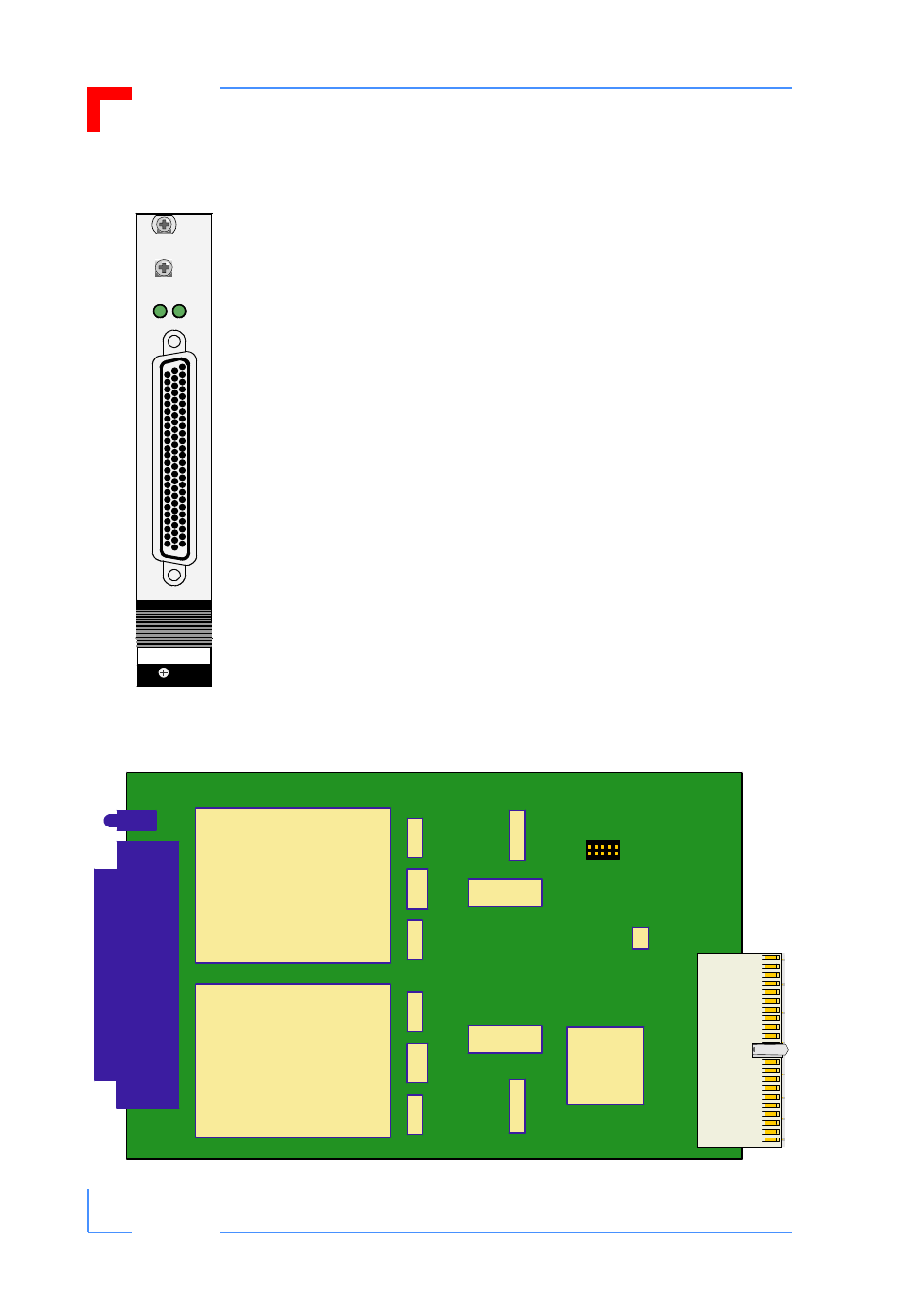 2 front panels, 3 board layout, Front panels - 8 | Board layout - 8, Cp371 front panel - 8, Cp371 board (front view) - 8, Cluster b, Cluster a, Introduction cp371, C o n 1 c o n 2 | Kontron CP371 User Manual | Page 24 / 60