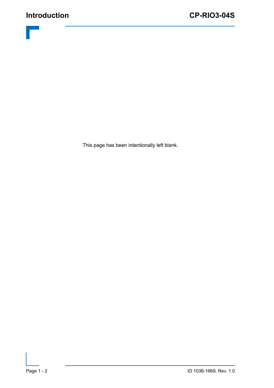 Introduction cp-rio3-04s | Kontron CP-RIO3-04S User Manual | Page 14 / 38