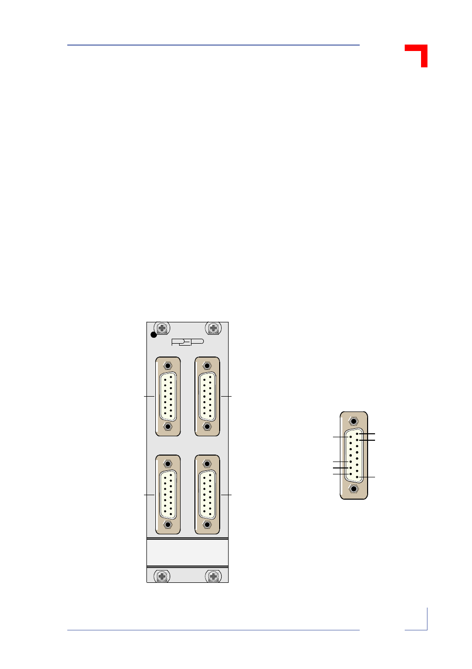 Adapter ad-sio4, Bu1 bu2 bu3 bu4, Pb-sio4a adapter ad-sio4 | 1 product overview, 2 adapter overview | Kontron PB-SIO4A User Manual | Page 33 / 34