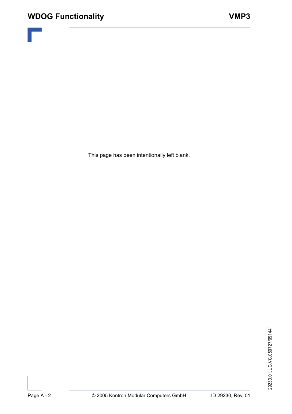Wdog functionality vmp3 | Kontron VMP3 User Manual | Page 134 / 154
