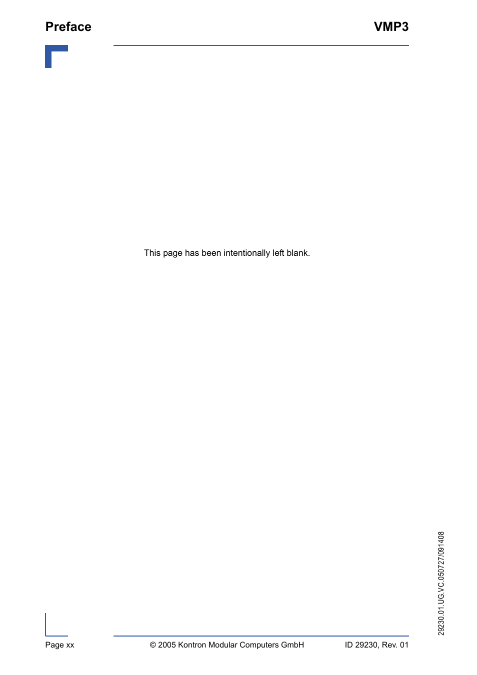 Preface vmp3 | Kontron VMP3 User Manual | Page 20 / 154