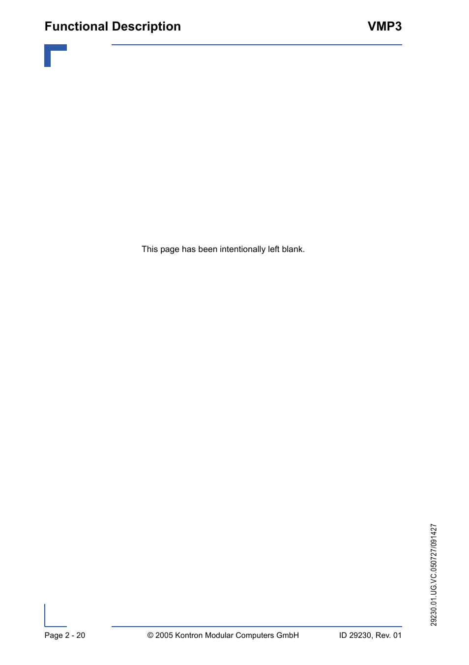 Functional description vmp3 | Kontron VMP3 User Manual | Page 54 / 154
