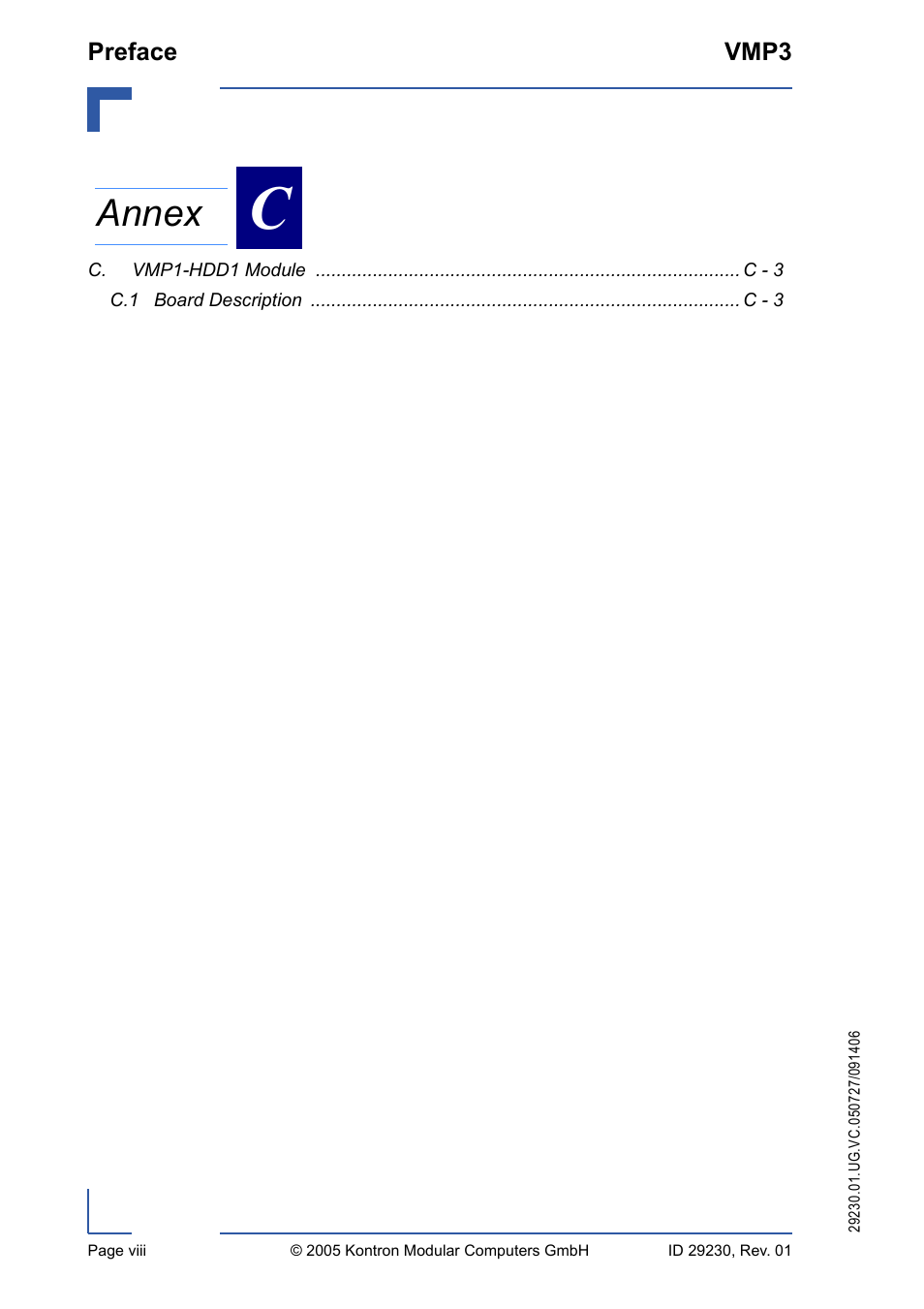 Kontron VMP3 User Manual | Page 8 / 154