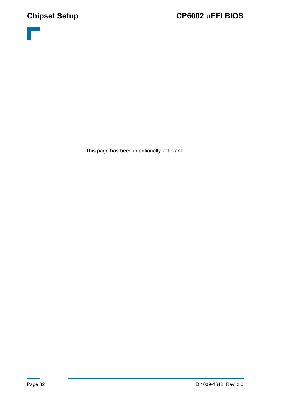 Chipset setup cp6002 uefi bios | Kontron CP6002 uEFI BIOS User Manual | Page 38 / 76