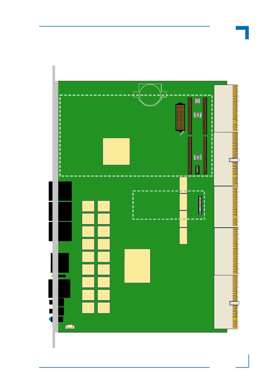 3 board layout, Board layout - 9, Cp6003-ra/rc introduction | Pmc/xmc | Kontron CP6003-RC User Manual | Page 29 / 42