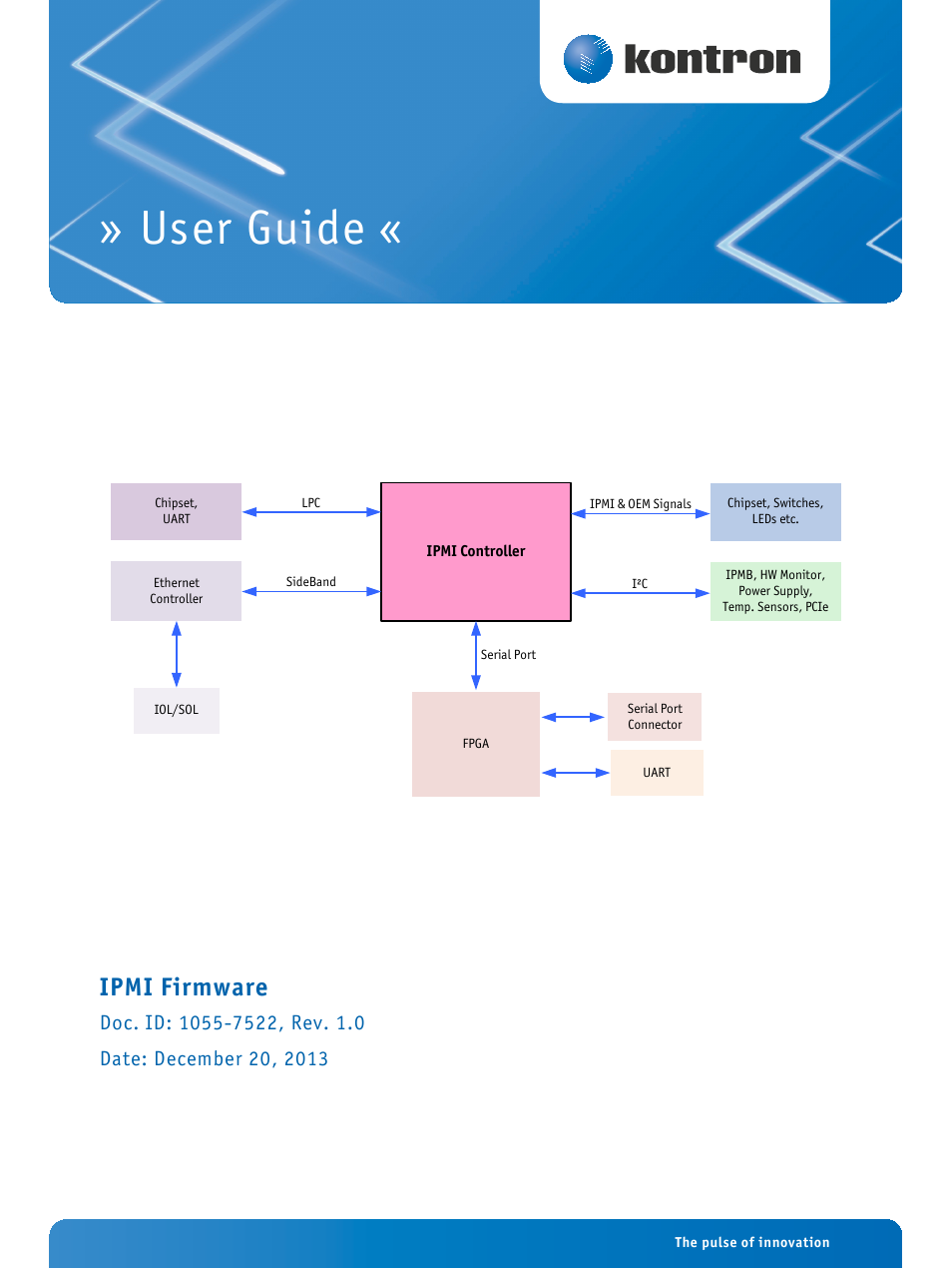 Kontron IPMI Firmware User Manual | 22 pages