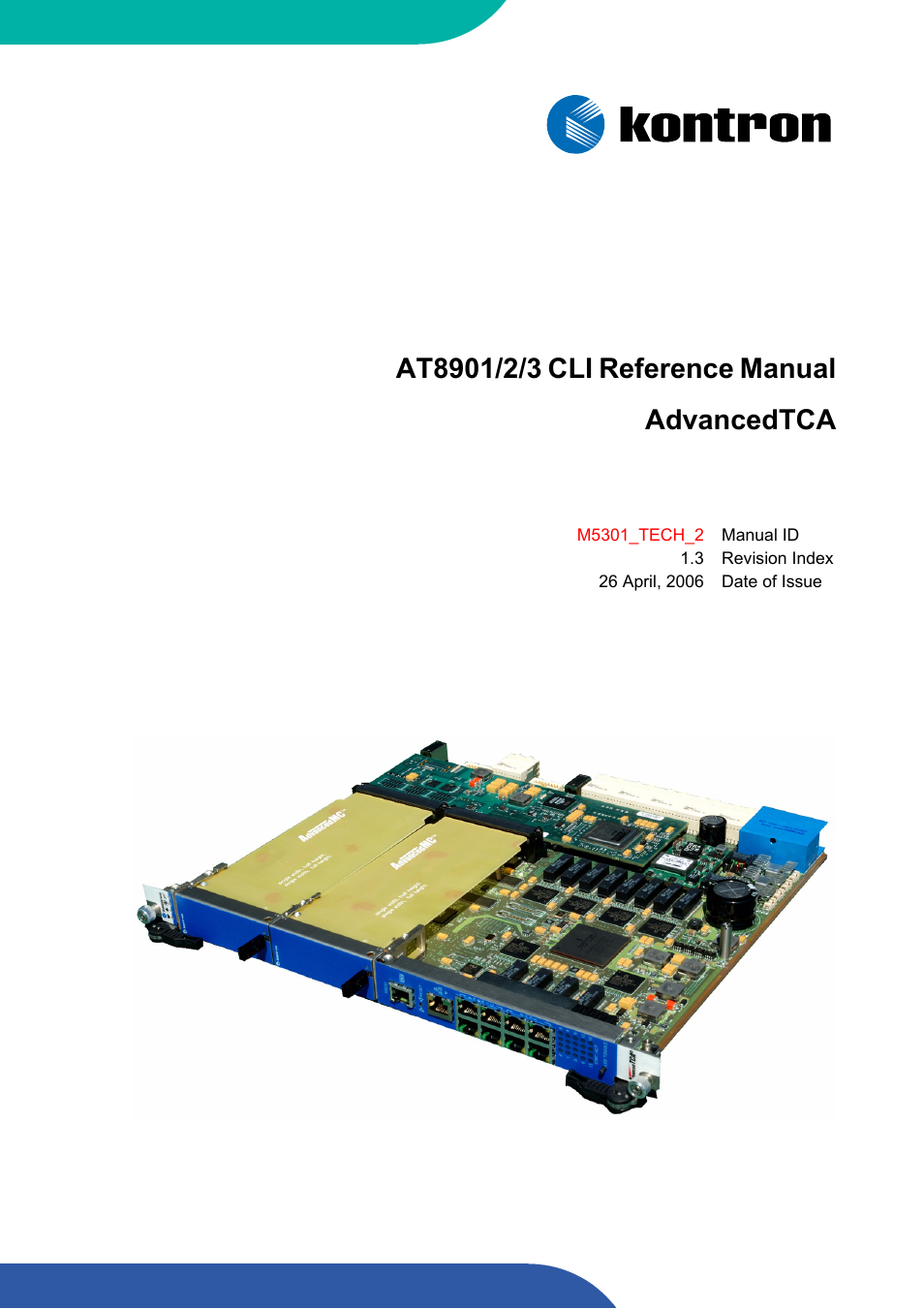 Kontron AT890X Full-Size CLI User Manual | 304 pages