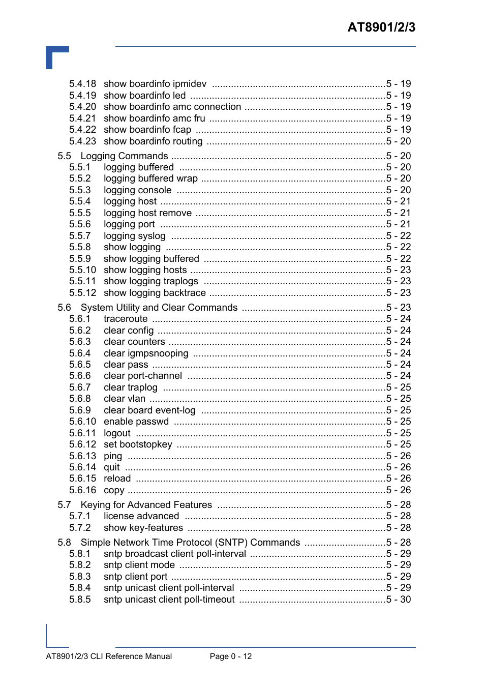 Kontron AT890X Full-Size CLI User Manual | Page 20 / 304